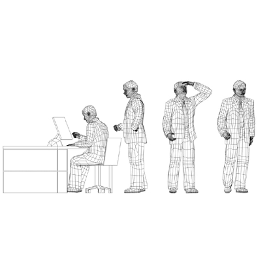 3d Model Man2 Man Zipped