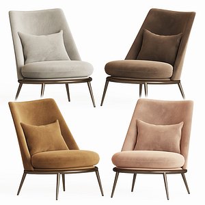 cantori aurora armchair 3D