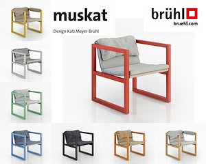 3d muskat chair model
