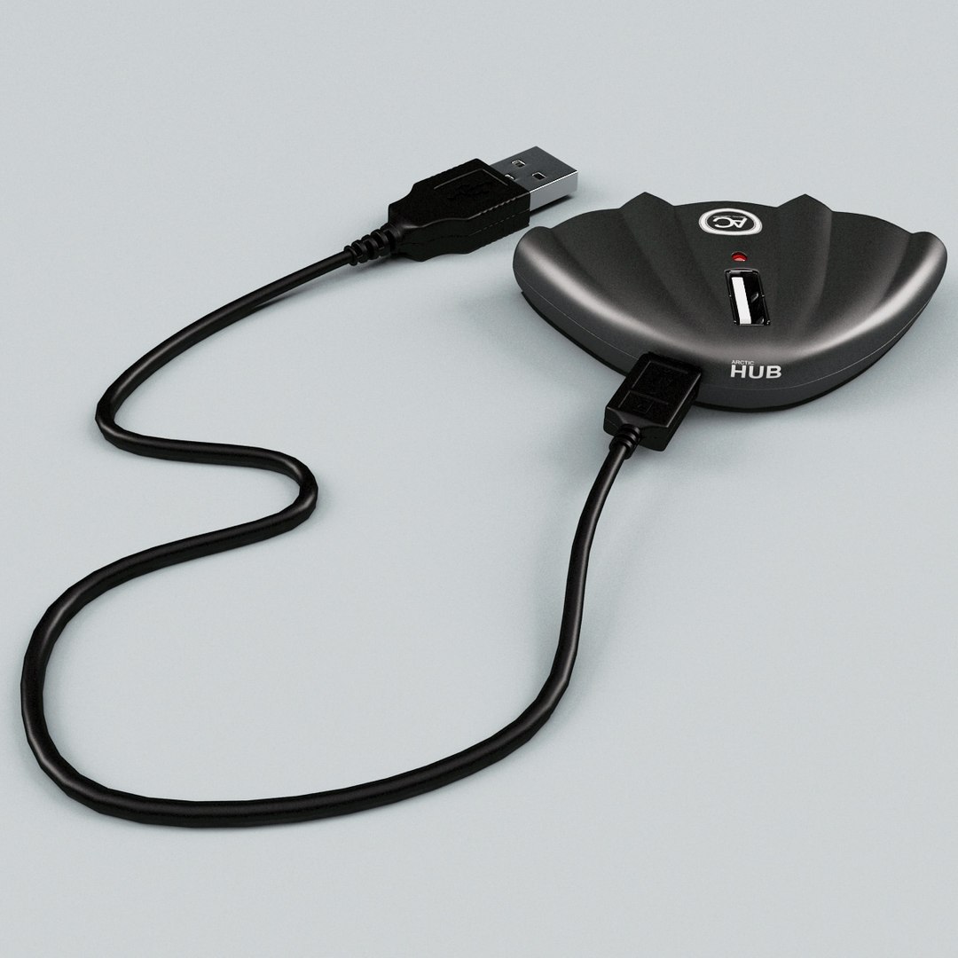 3d Model Usb Hub