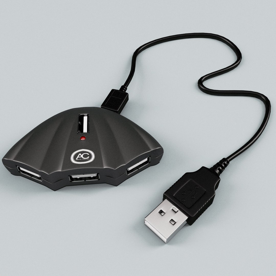 3d Model Usb Hub