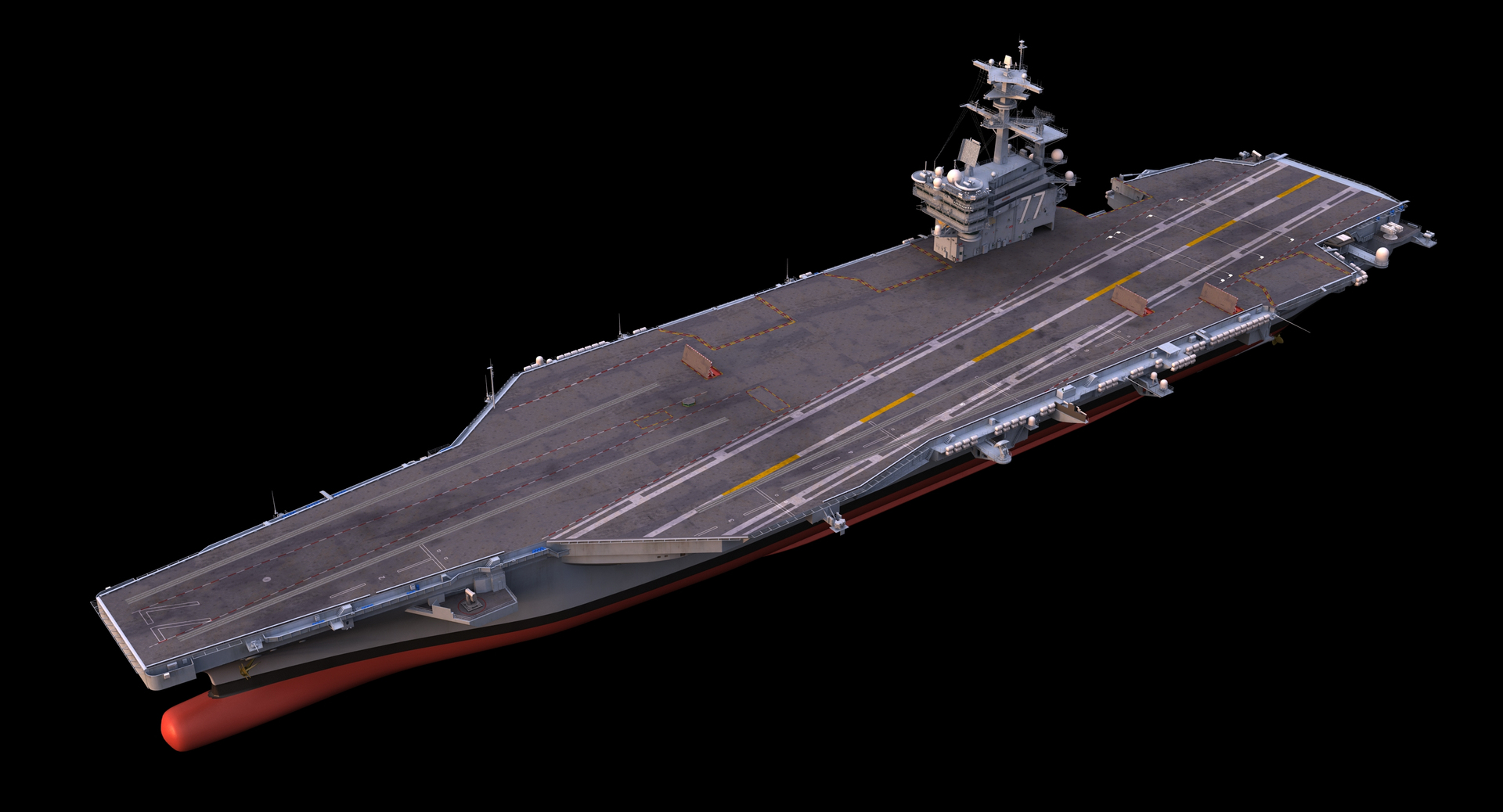 3d Model Uss Aircraft Carrier