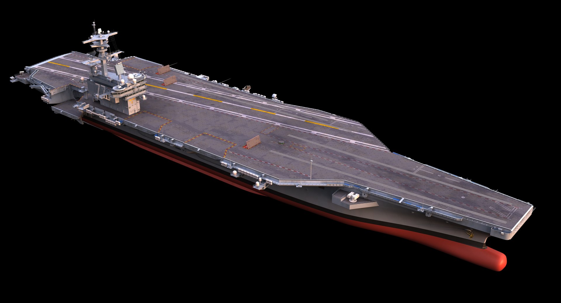 3d Model Uss Aircraft Carrier