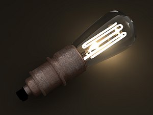 Eco-filament Pear shaped bulb