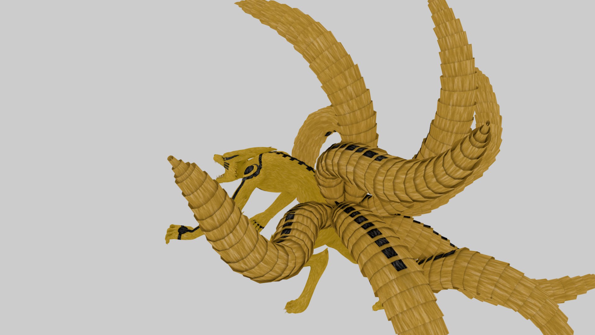 3D Kyubi Model - TurboSquid 2090618
