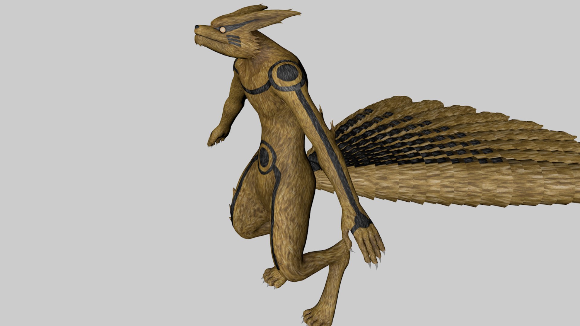 3D Kyubi Model - TurboSquid 2090618