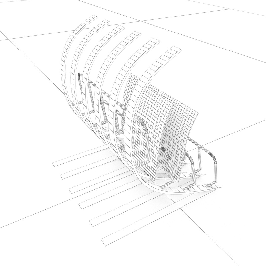 Steel Magazine Rack Model - TurboSquid 1266252