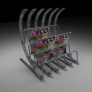 steel magazine rack model