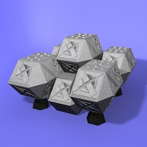 3d dalek shuttle doctor model