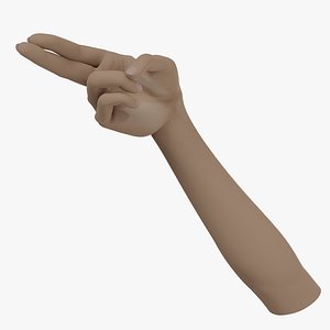 3D Sign Language Alphabet Hand model