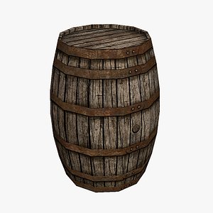 Wooden Barrel Old