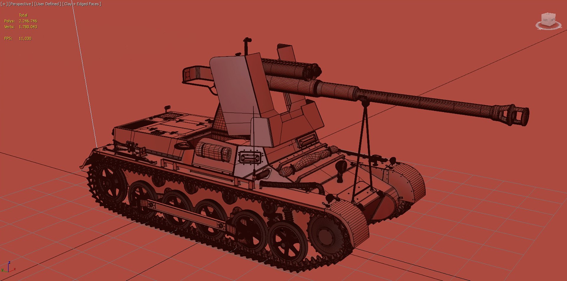 3D Panzerjager I B mit 75mm StuK 40 L48 - TurboSquid 2169113
