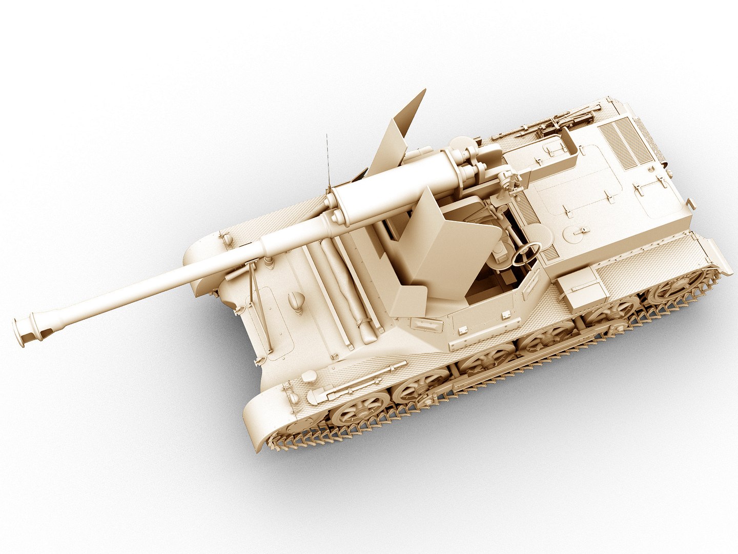 3D Panzerjager I B mit 75mm StuK 40 L48 - TurboSquid 2169113