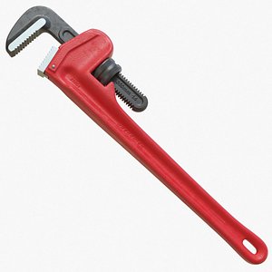 Adjustable wrench 01 d 3D model