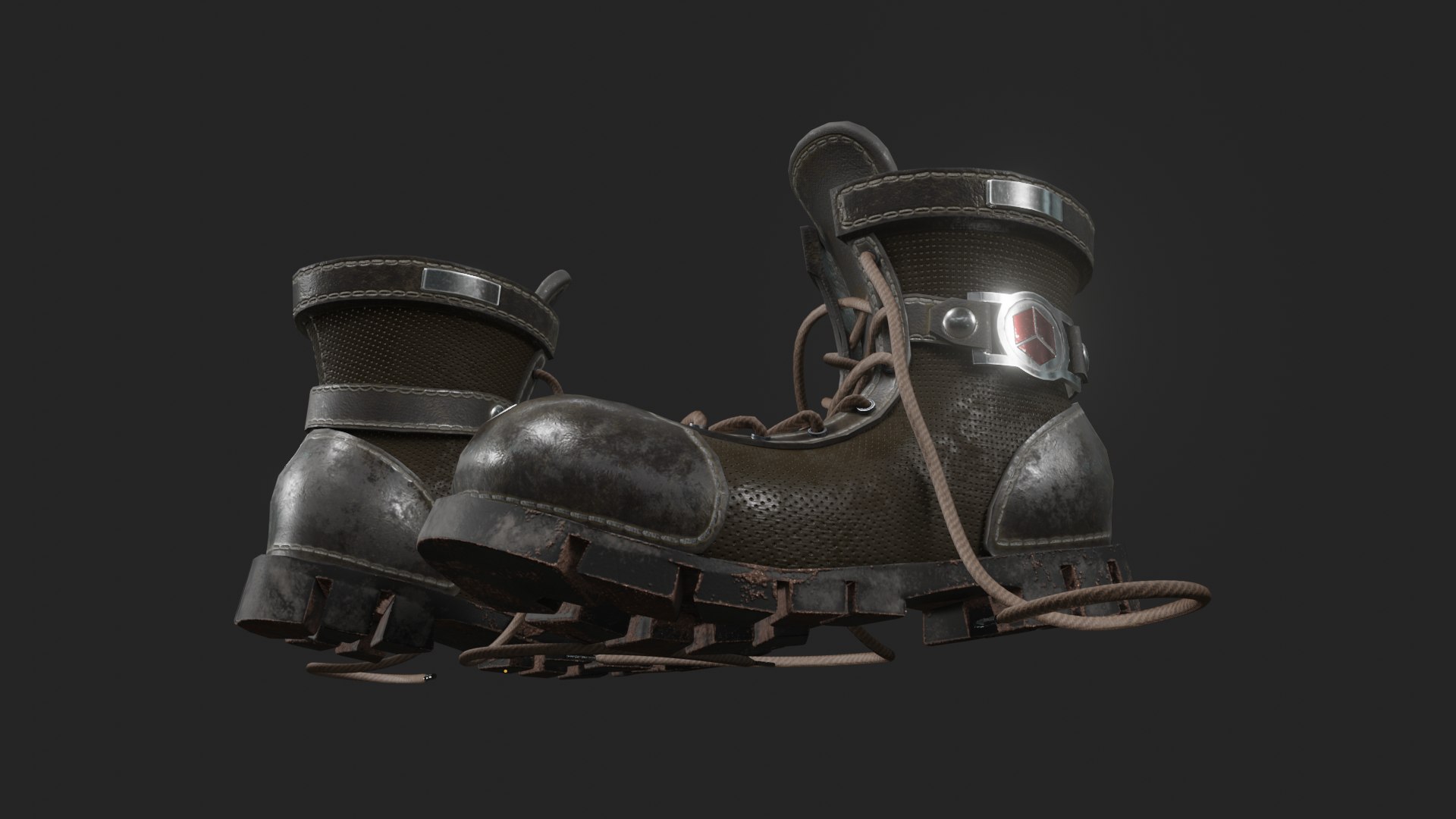 Boots Blender Model - TurboSquid 1438216