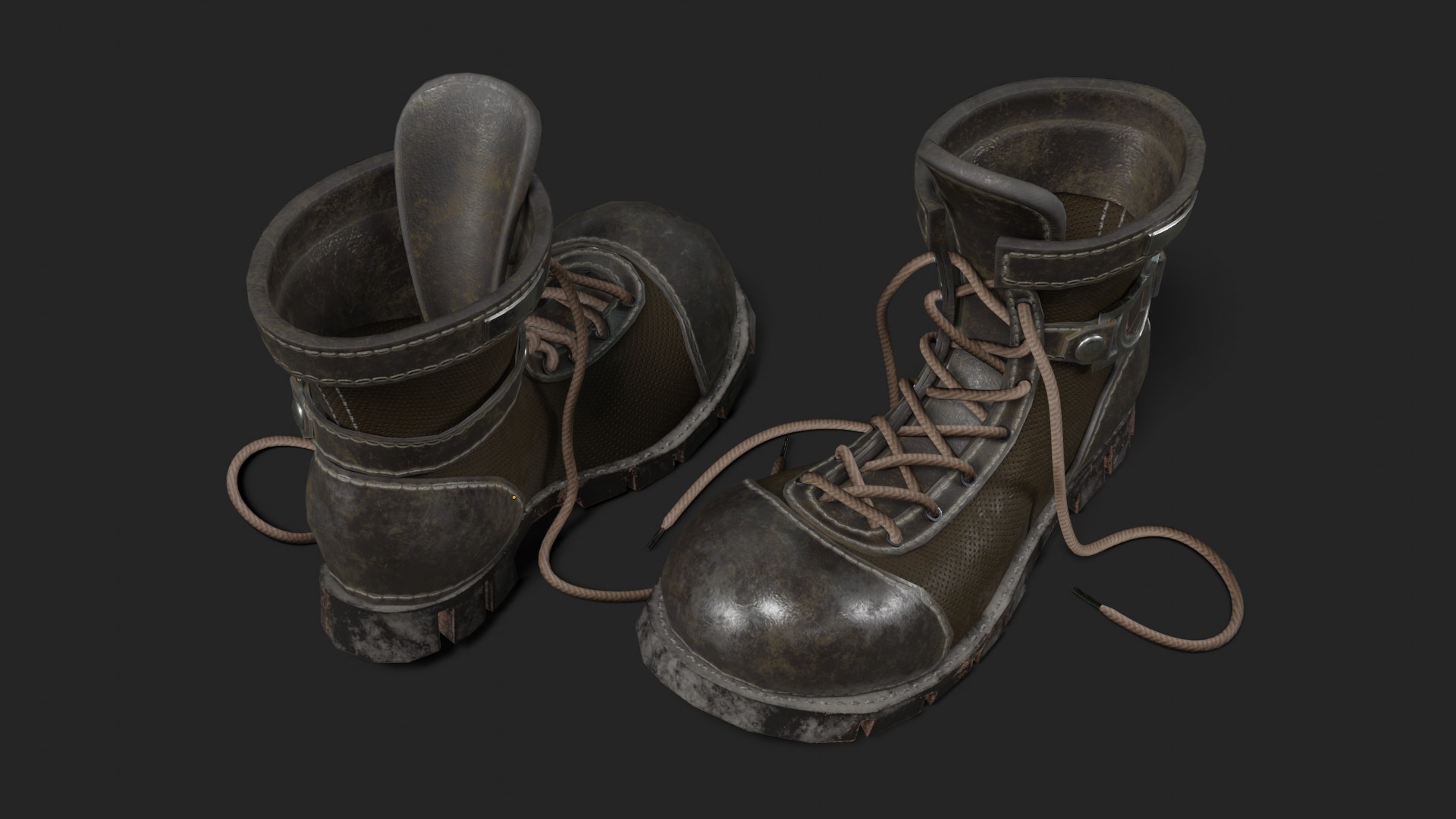 Boots Blender Model - TurboSquid 1438216
