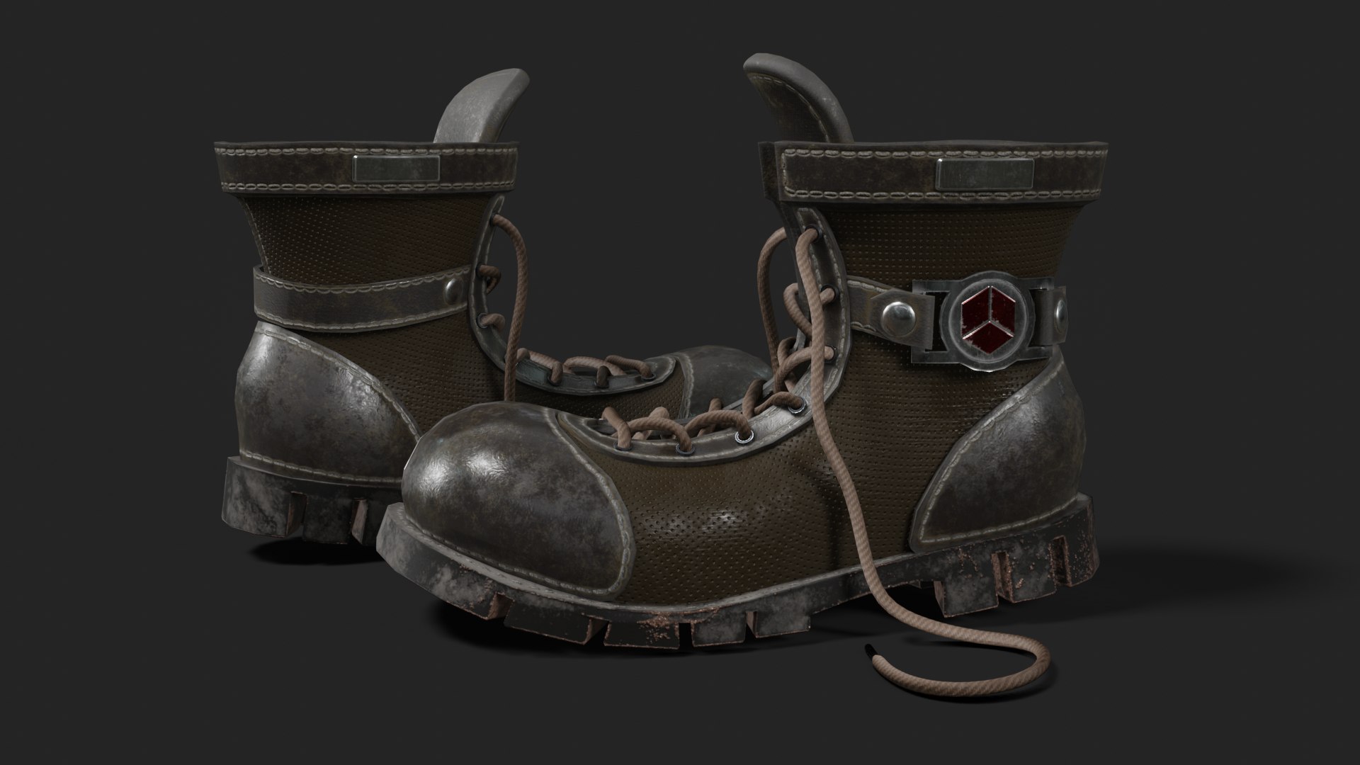 Boots Blender Model - TurboSquid 1438216