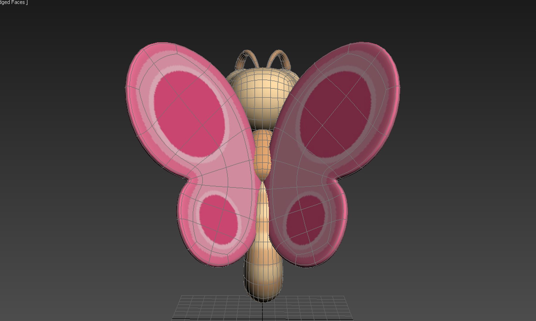 3D Butterfly Character Cartoon - TurboSquid 1340339