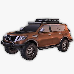 3D nissan armada model