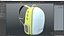 Mochila portamascotas de color amarillo