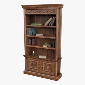 Bookshelf 3D model