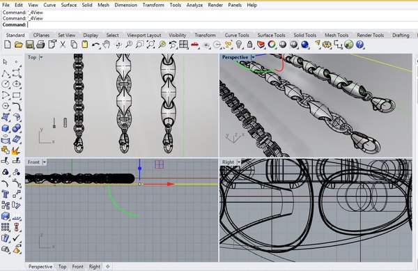 3D chains model - TurboSquid 1561028