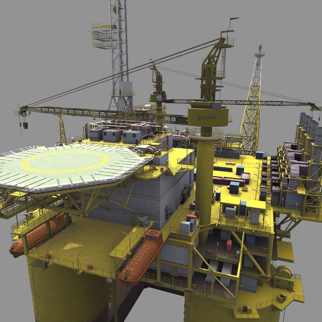 3d Real Time Offshore Deepwater Model - Turbosquid 1407034