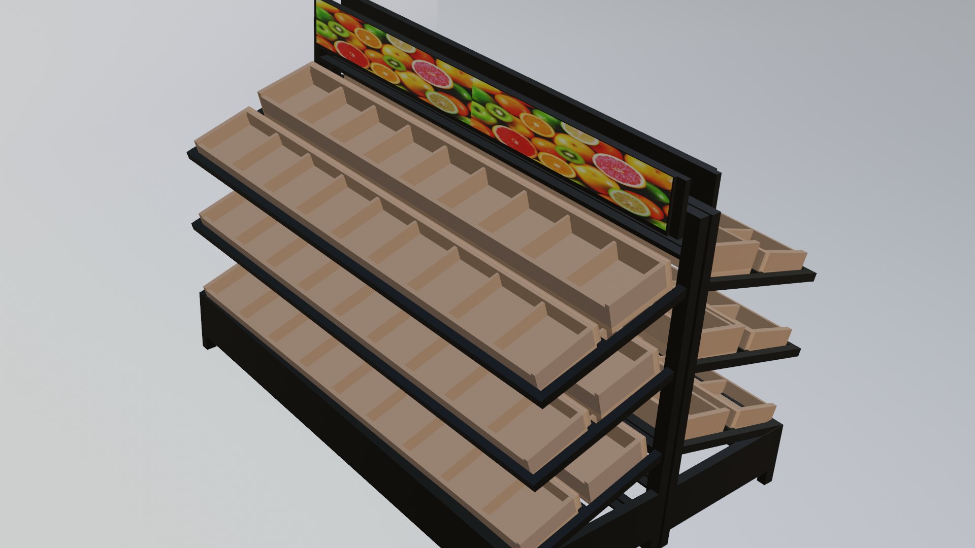 3D Fruit Racks - TurboSquid 1825081