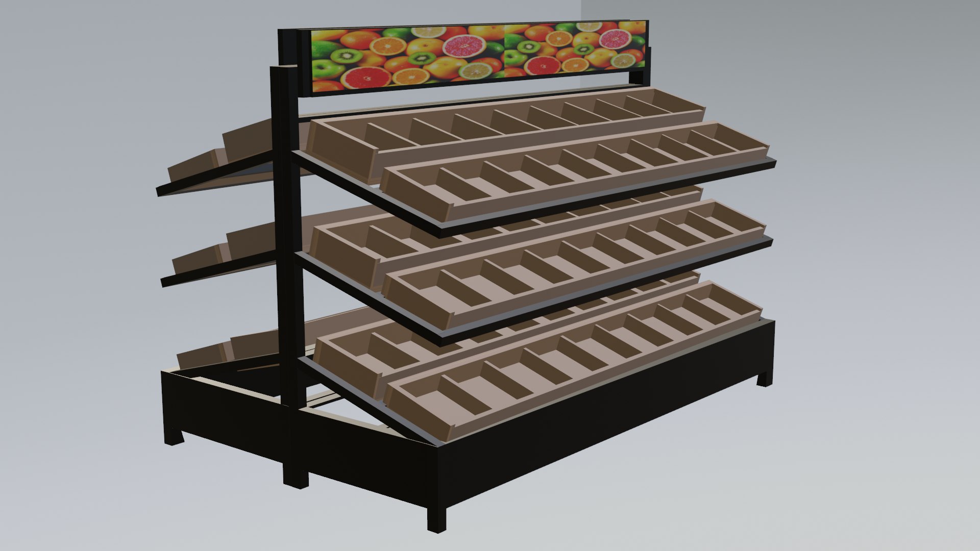 3D Fruit Racks - TurboSquid 1825081