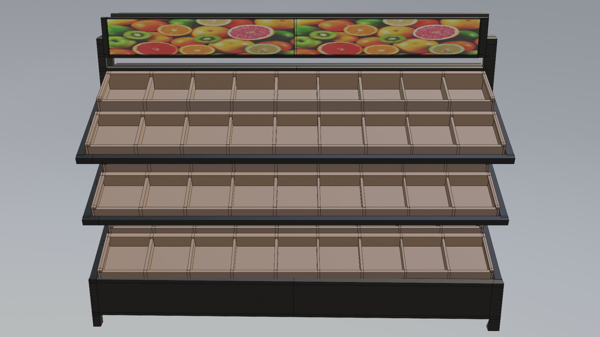 3D Fruit Racks - TurboSquid 1825081
