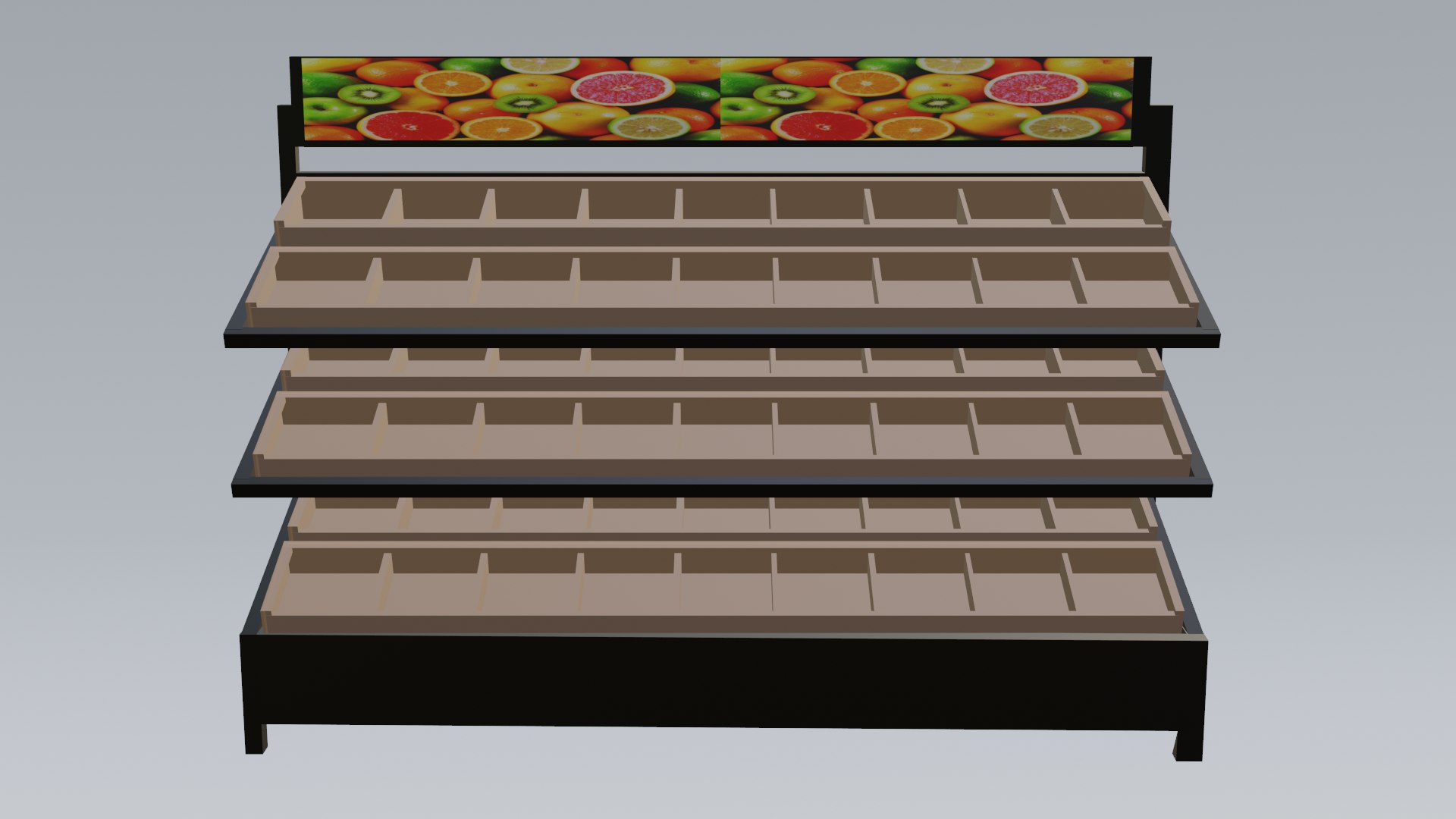 3D Fruit Racks - TurboSquid 1825081