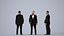 Basics0729 - A set containing 5 models of male and female adults standing in business attire in offi