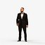 Basics0729 - A set containing 5 models of male and female adults standing in business attire in offi