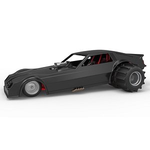 Vintage Funny Car for Sand drag racing Scale 1 to 25