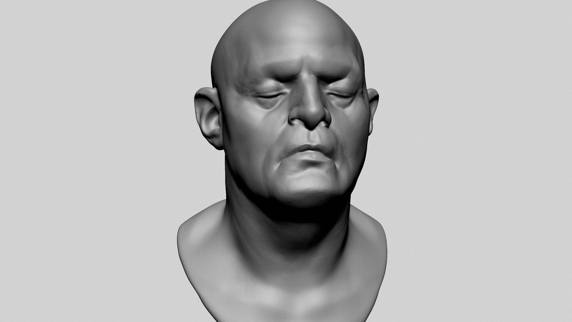 3D Base Male Head D - TurboSquid 2199388