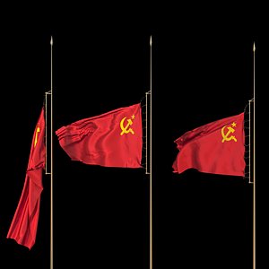 banner ussr 3D