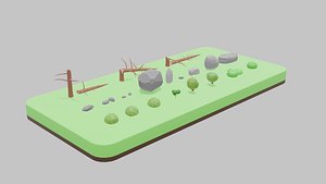3D Low poly nature pack