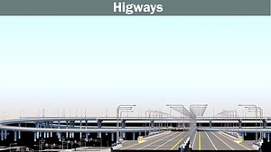 3D Highways model