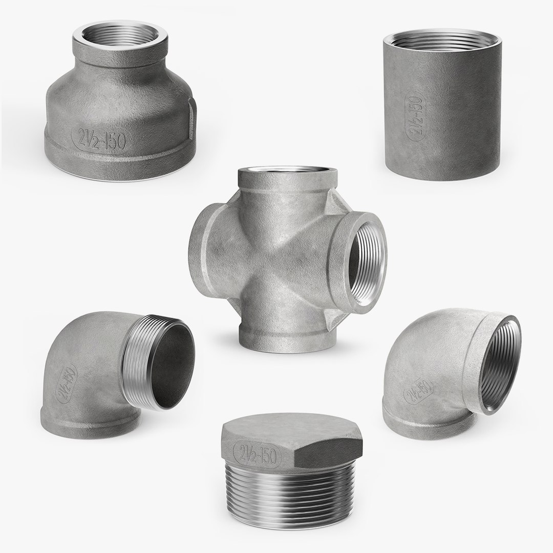 Plumbing Pipes Collection 3 3D model preview