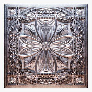 old tin tiles 3D