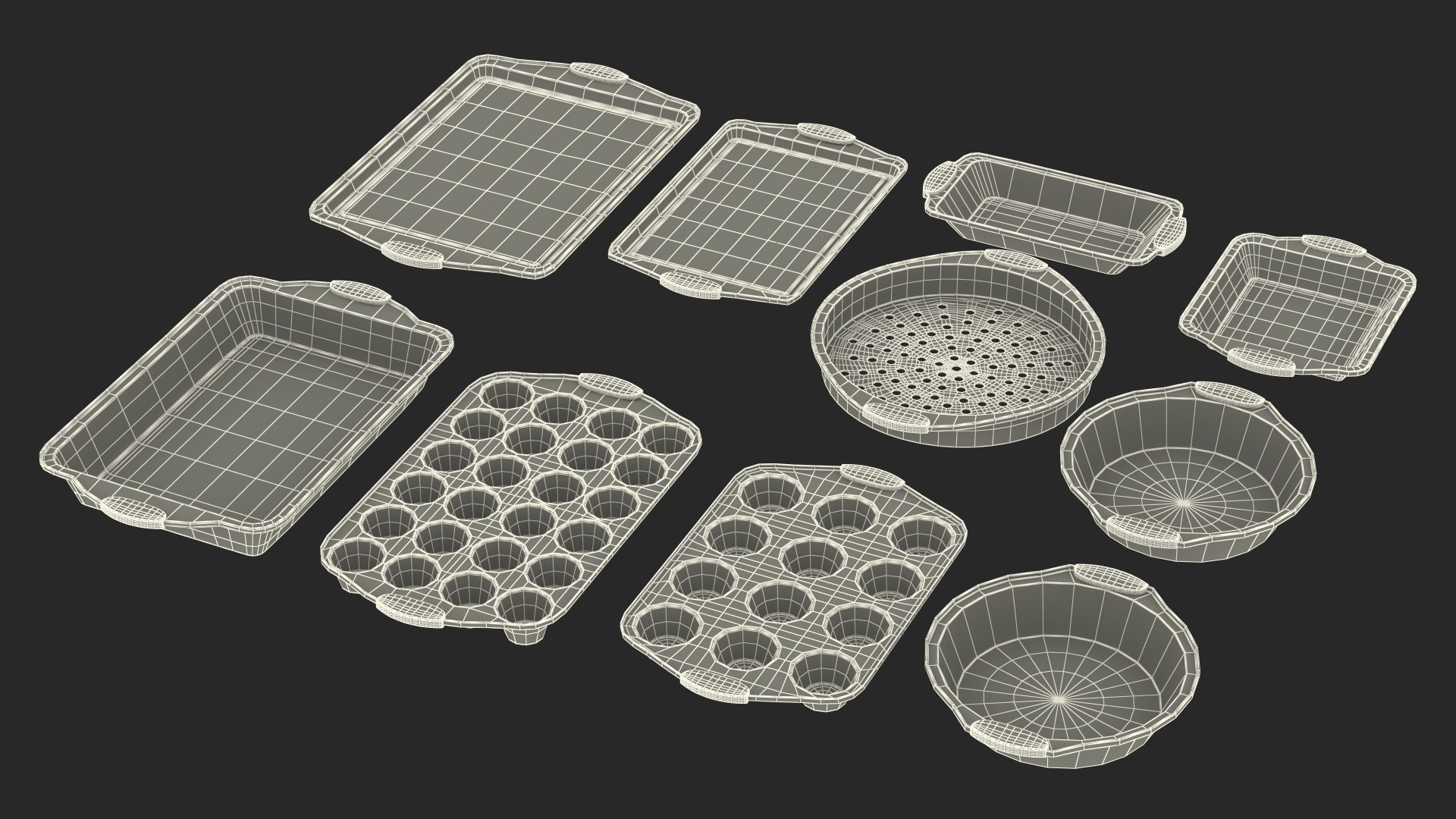 3D Nonstick Bakeware Baking Pans Set https://p.turbosquid.com/ts-thumb/st/hz0Hl8/2J/nonstickbakewarebakingpansset3dmodel023/jpg/1667054837/1920x1080/fit_q87/4076c284605caa61e4a9175966a8dccf7b845e13/nonstickbakewarebakingpansset3dmodel023.jpg