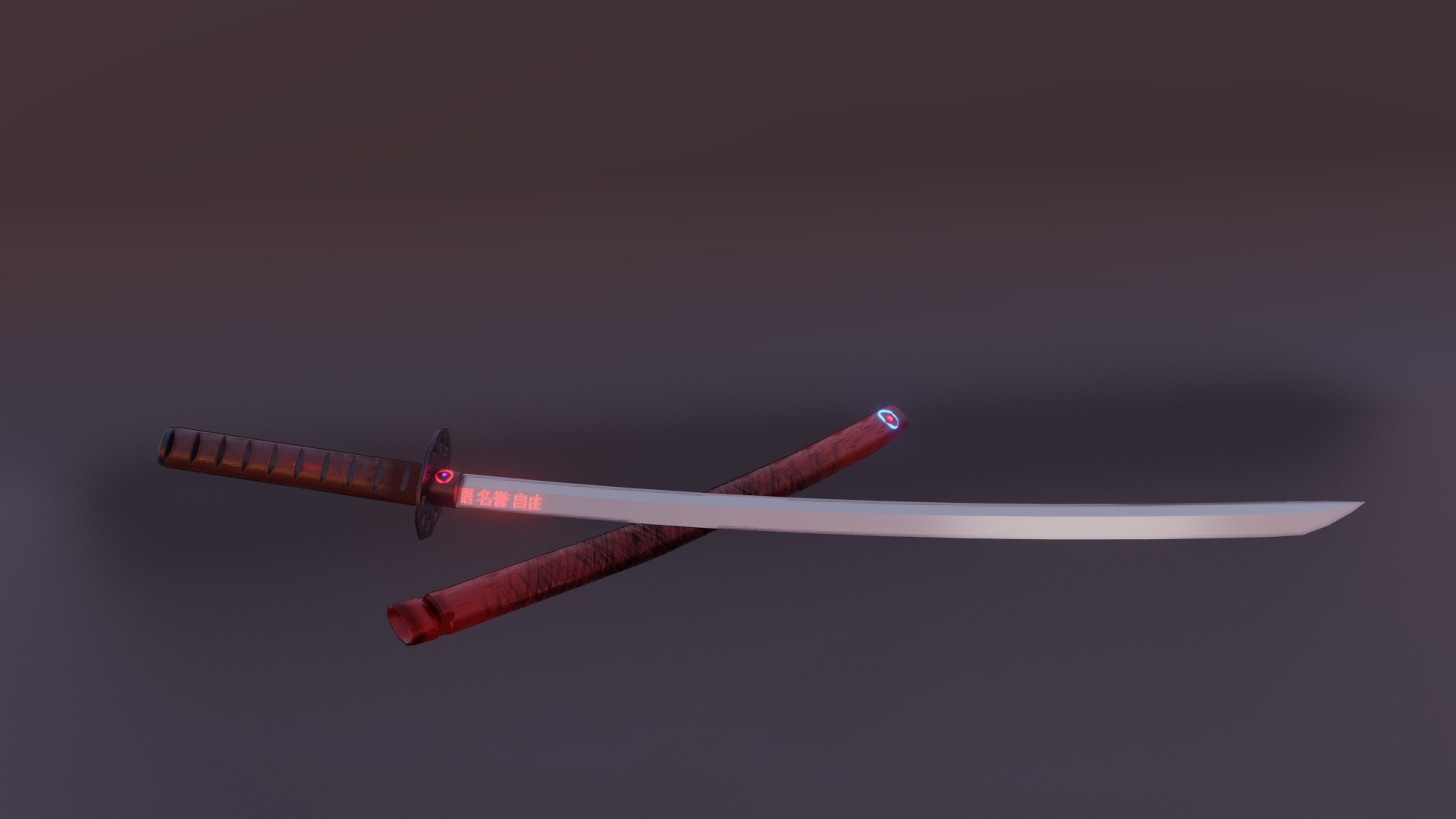 Japanese katana model - TurboSquid 1704748