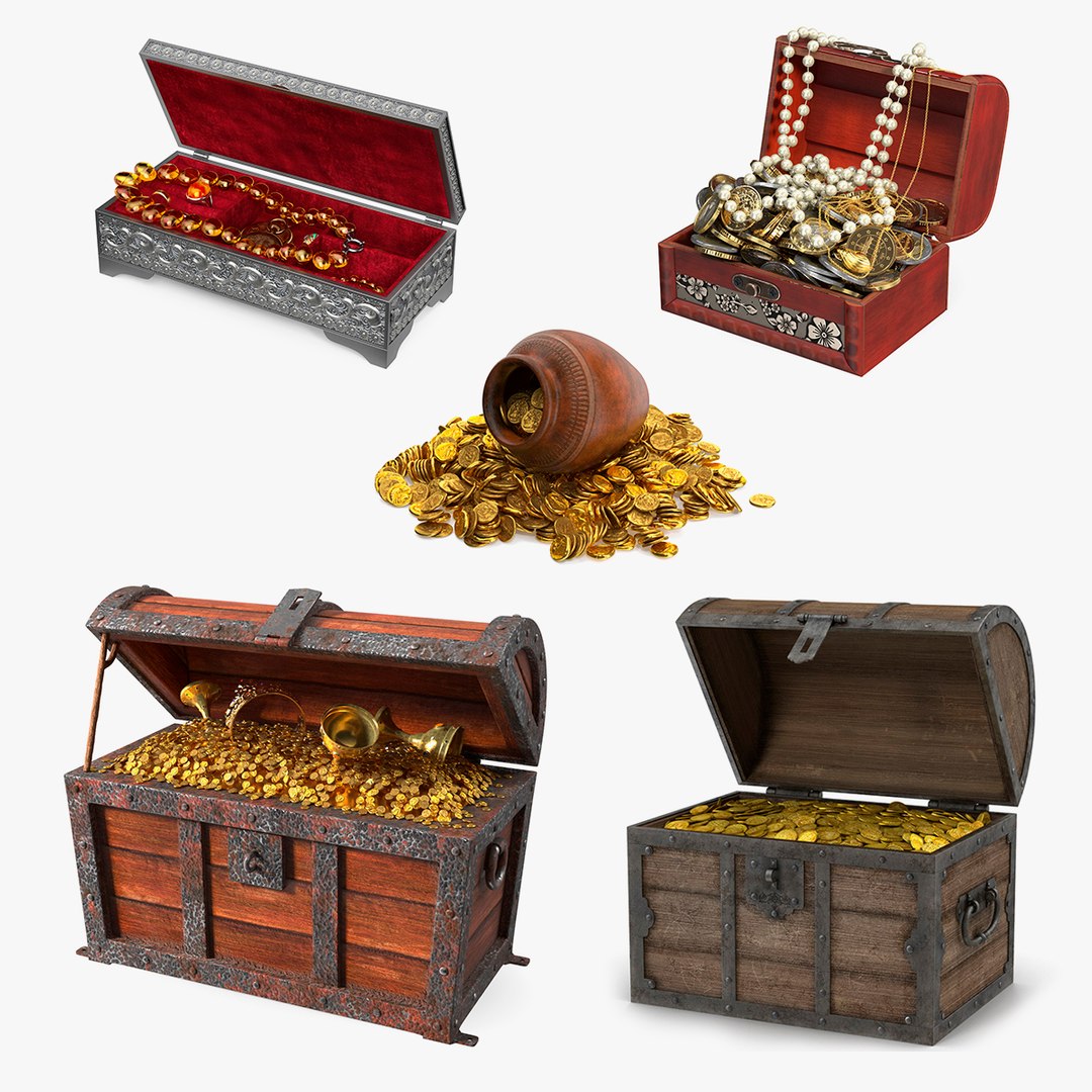Beistle 50356 Treasure Chest Box, 11-3/4-Inch by 8-Inch