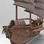 3D renaissance ships model
