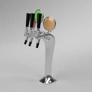 Beer Tower Cobra 3-way Chrome