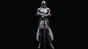 Medieval fantasy Knight - 90000 tris