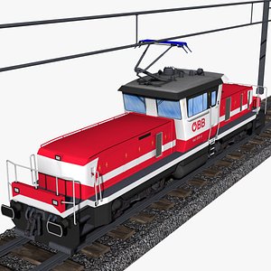 oebb class 1163 electric locomotive model