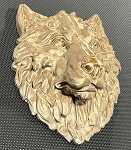 Realistic Wolf Face 3D Model For Wall Decoration