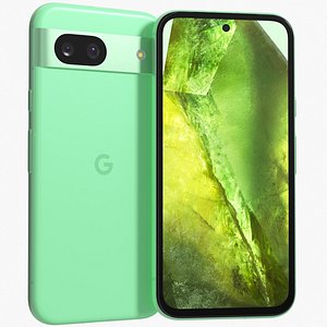 Google Pixel 8a Mint 3D model