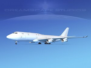 Boeing 747-8I Unmarked Cargo 2